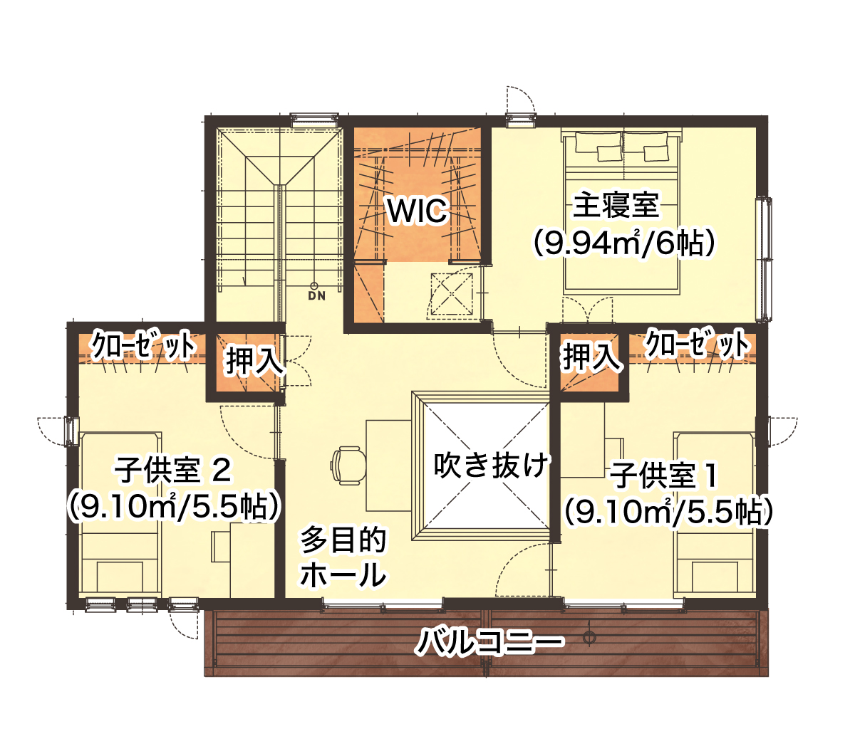 Plan 09 長野県 長野市の子育て世代の安くていい家専門店 アトラスホーム