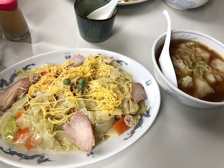 日昌亭　あんかけ焼きそば