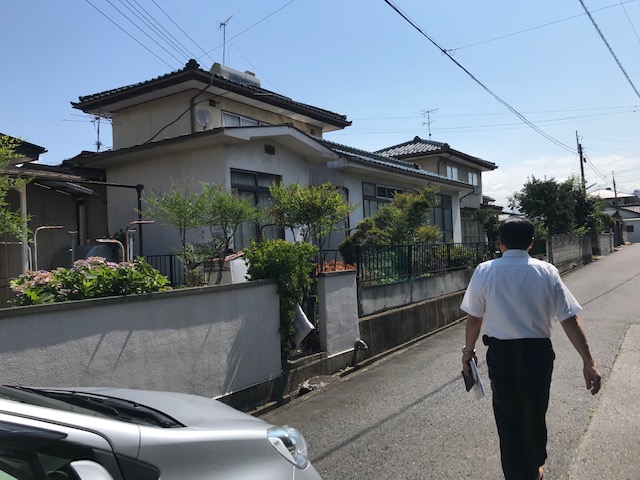 上田原土地　現地確認