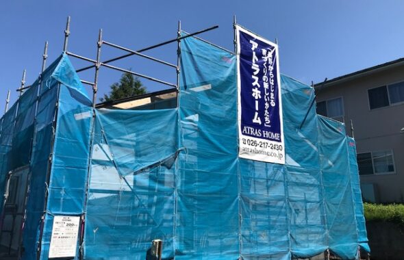 小諸市建築現場