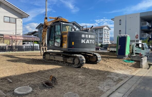 長野市若里解体現場