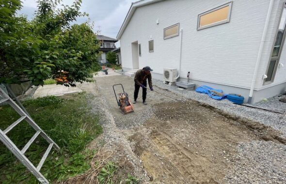 お引渡し前外構工事