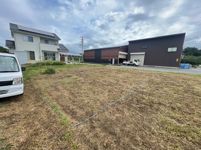 中野市建築予定現場
