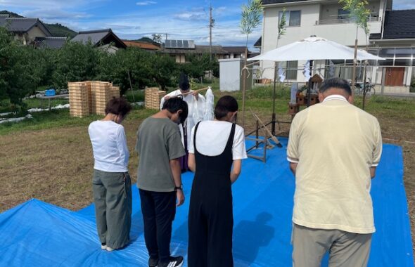 中野市地鎮祭