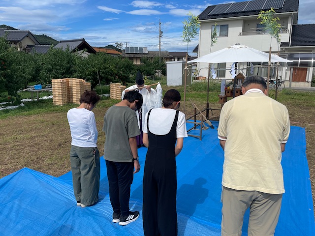 中野市地鎮祭