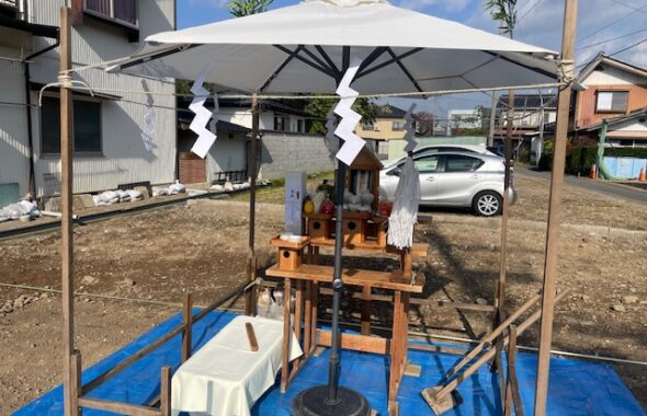 千曲市　地鎮祭