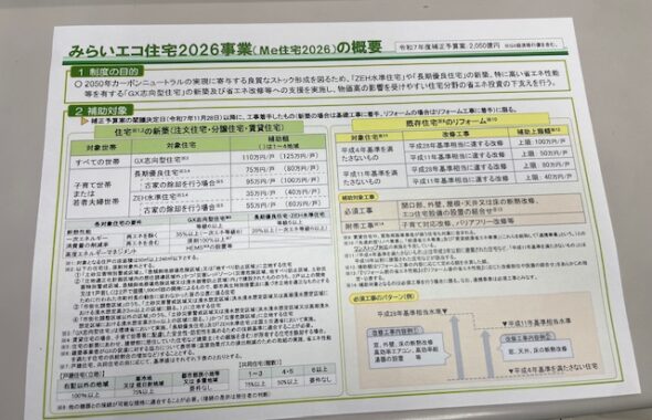 2026年　国の補助金