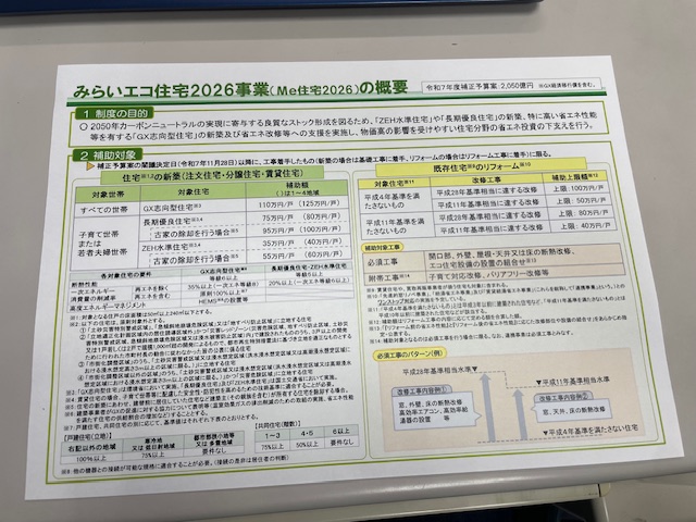 2026年　国の補助金