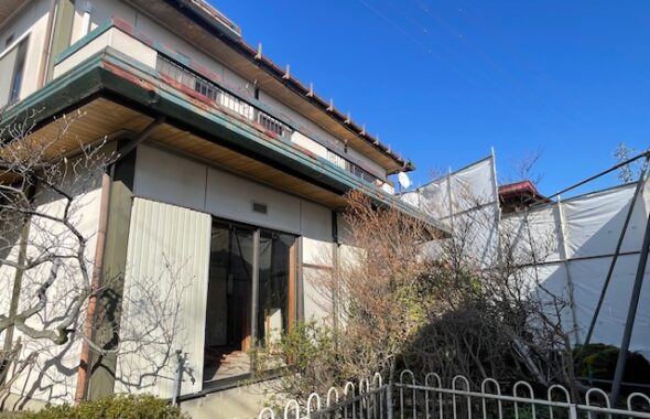 長野市　旧家屋解体工事