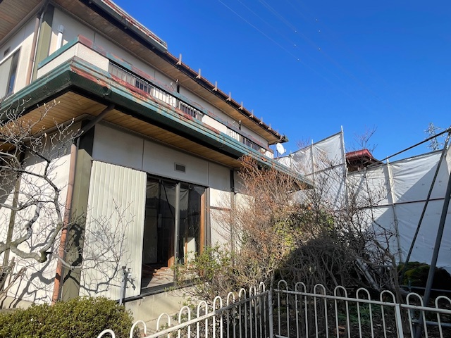 長野市　旧家屋解体工事