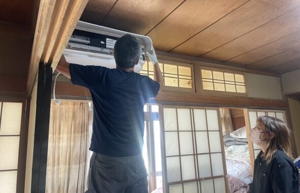 エアコンの移設工事