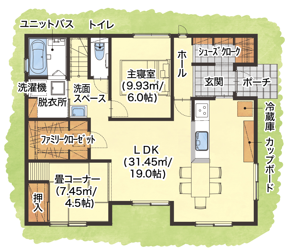 plan39間取り　1階